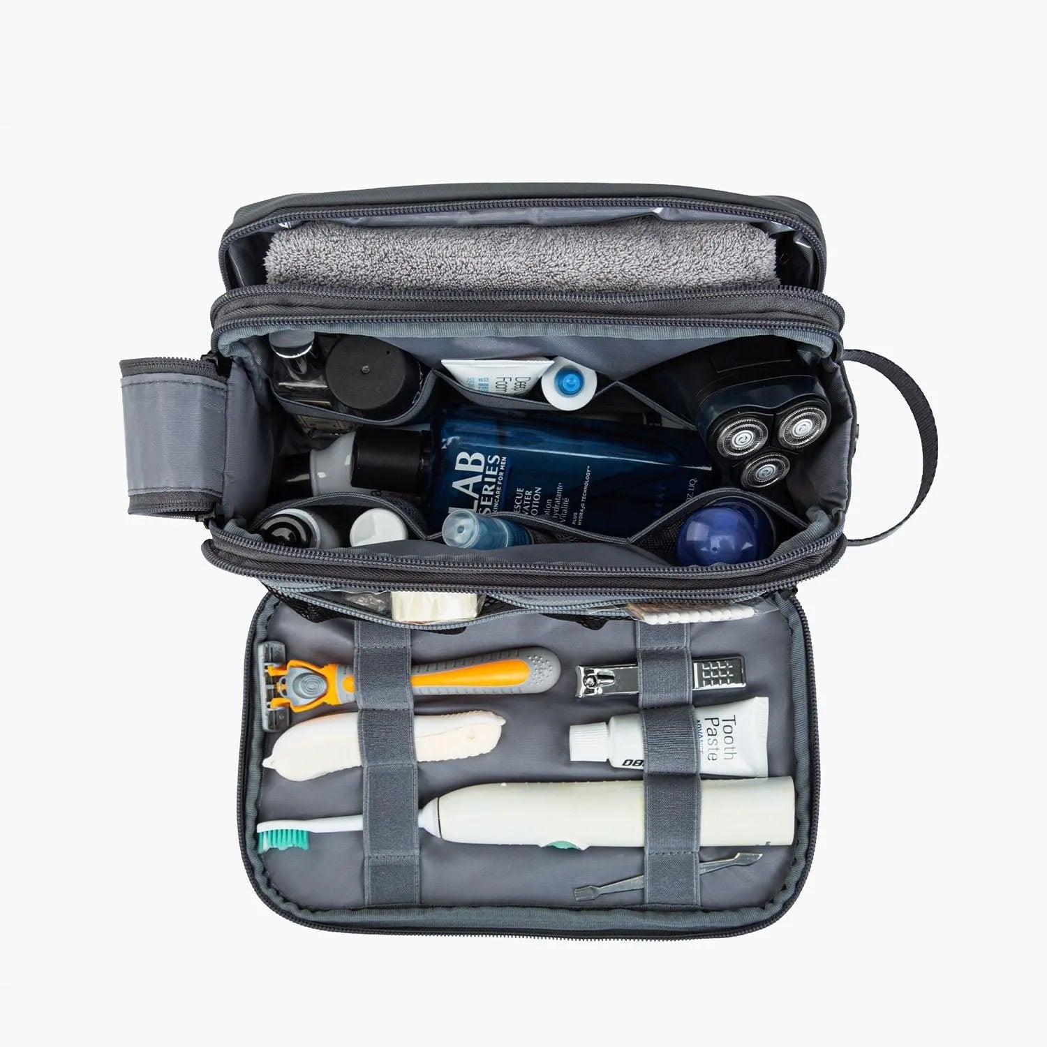 Premium Travel Toiletry Bag for Men & Women - Waterproof Hanging Cosmetic Organizer for Bathroom, Gym, Camping & Business Trips