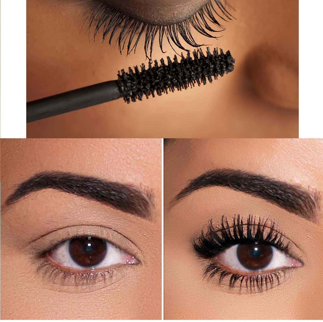 Facejewel High Impact Curling Mascara - Volumizing & Lengthening Waterproof Mascara for Long, Thick, Curly Lashes - Perfect for Daytime Glam & Nighttime Looks