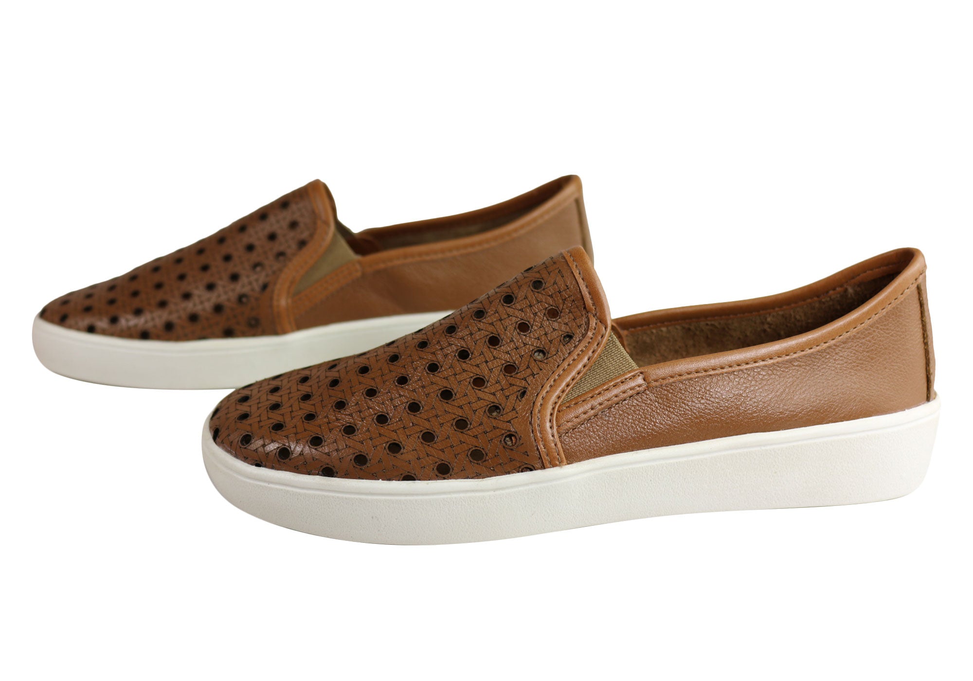 Orcade Lola Women's Comfortable Leather Casual Shoes - Handmade in Brazil - Perfect for Walking, Travel & Everyday Wear