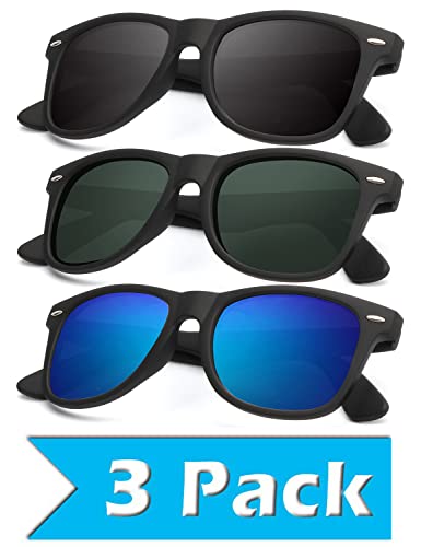 B10-(3 Pack) Black/Green Blue/G15