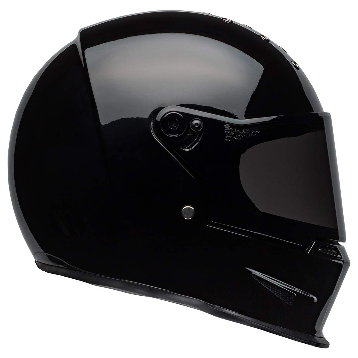 BELL Eliminator Street Helmet - DOT Certified Motorcycle Helmet for Men & Women - Gloss Black - Small Size - Perfect for Urban Commuting & Highway Riding