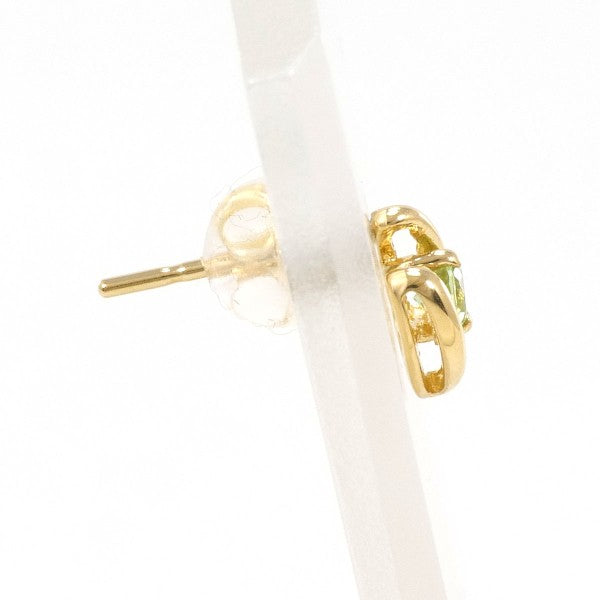 18K Yellow Gold Peridot Single Earring - Dainty & Elegant Stud Earrings for Women - Perfect for Everyday Wear, Gifts & Special Occasions