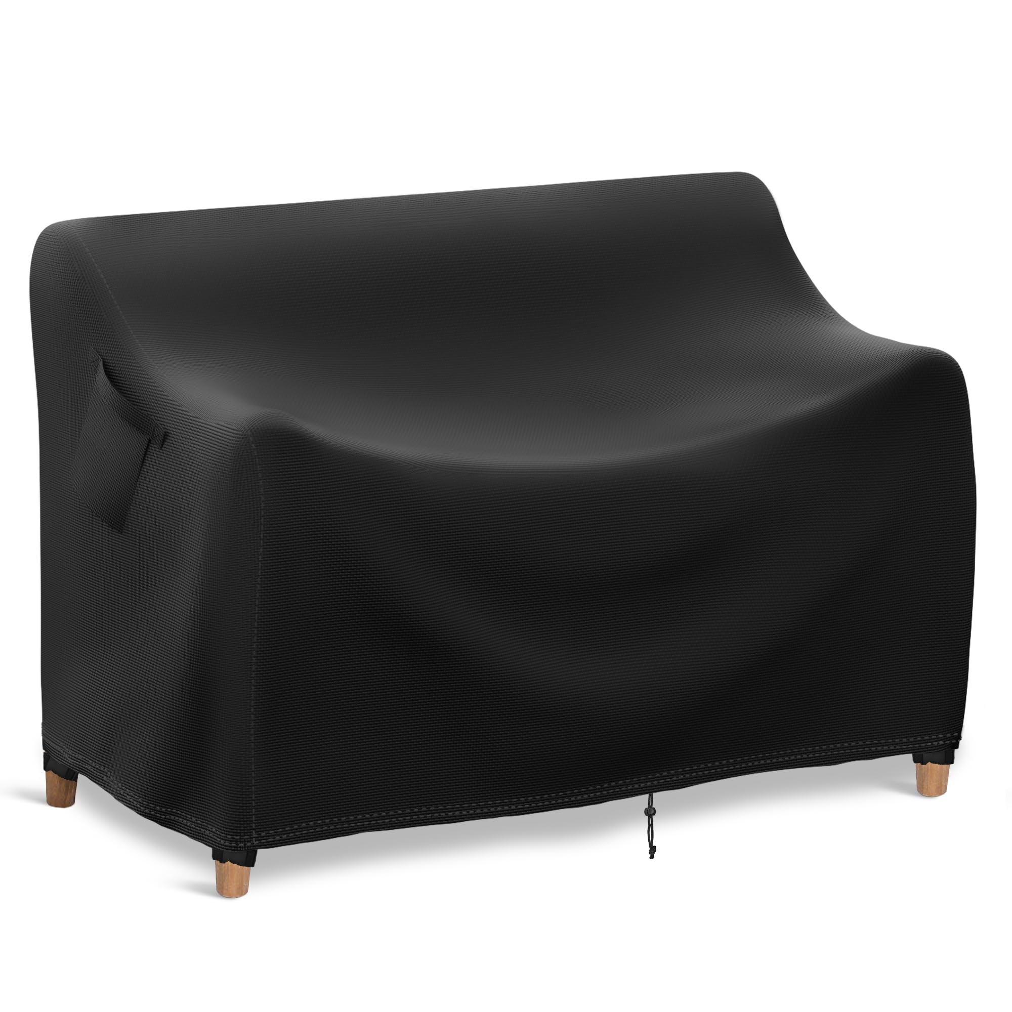 Waterproof Outdoor Furniture Cover - Heavy Duty 900D Patio Sofa & Loveseat Cover with Air Vents & Handles (48