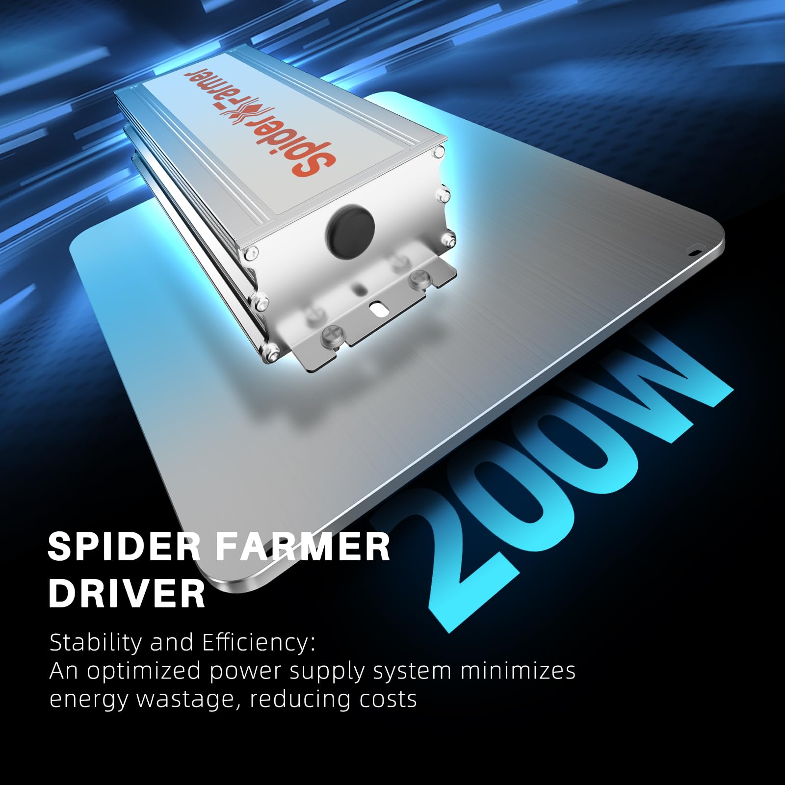 Spider Farmer 2024 New SF2000 LED Grow Light 2x4 ft Coverage with Samsung LM301H EVO Dimmable Full Spectrum Plant Grow Light - High Efficiency Indoor Gardening for Hydroponics, Greenhouse & Commercial Growing