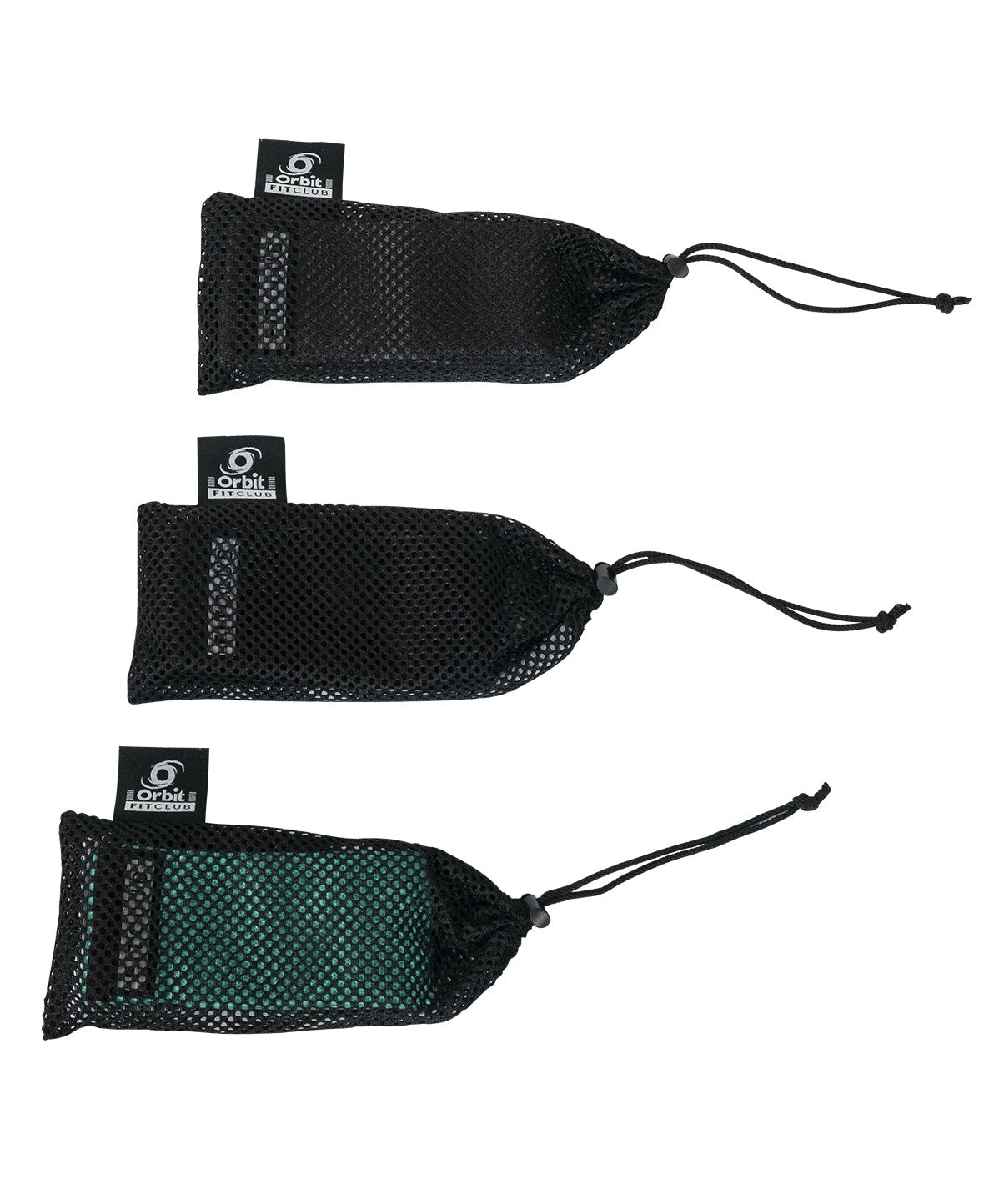 FitClub Woven Micro Resistance Bands Set of 3 - Light/Medium/Heavy for Home Workout, Yoga, Pilates & Physical Therapy | Portable Exercise Equipment for Strength Training & Muscle Toning