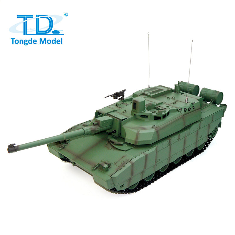 1/16 Tongde RC Tank H2408 Leclerc Battle Tank - Ready-to-Run Infrared BB Shooting with Barrel Recoil & 320° Rotation - Electric Toy Model with Battery - Perfect for Military Enthusiasts & Battle Simulation Games