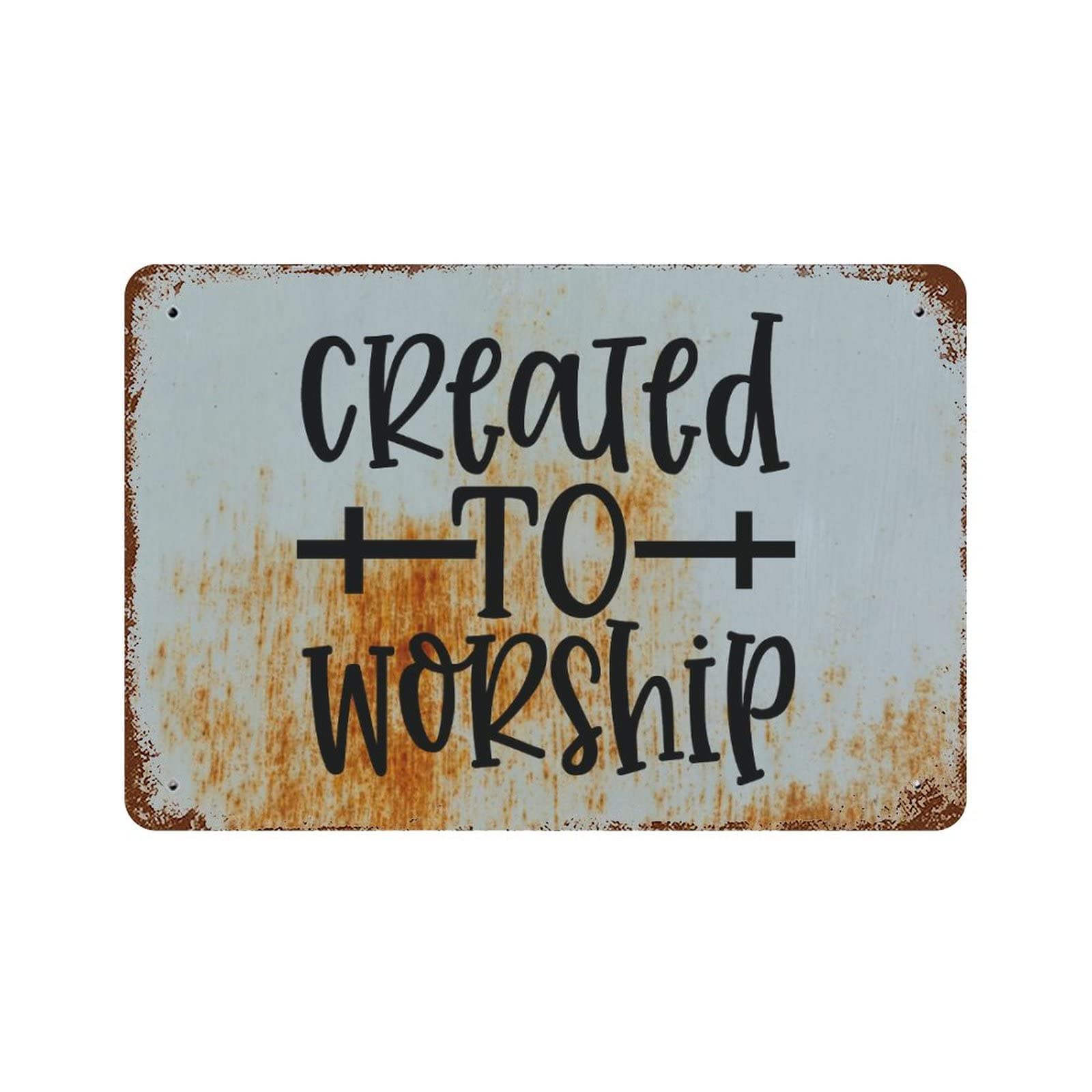 Bible Verse Metal Plaque - Christian Wall Art for Home & Gift
