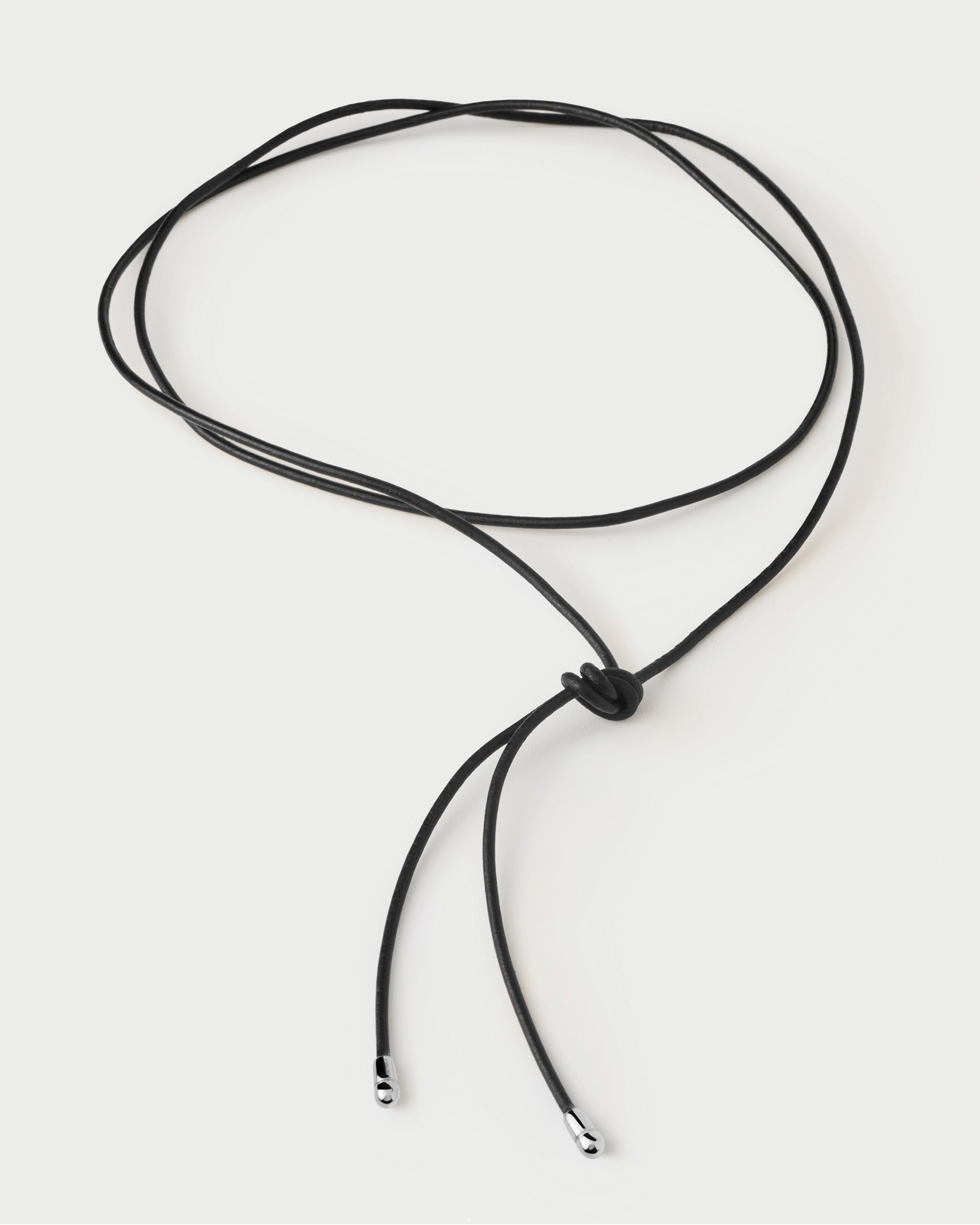 Elegant Silver Leather Bow Necklace for Women - Perfect for Weddings, Parties & Everyday Wear | Dana Jewelry