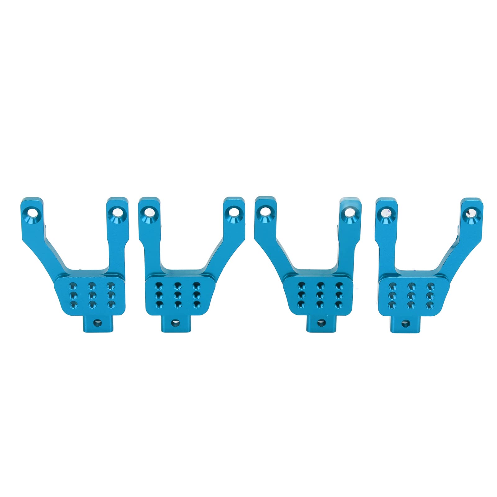 RiToEasysports 4Pcs RC Car Shock Absorbers Bracket - Metal Shock Tower for MN86 Remote Control Vehicles (Blue) - Durable Off-Road Climbing Car Accessories for RC Trucks & Crawlers - Perfect for Racing, Bashing & Trail Adventures
