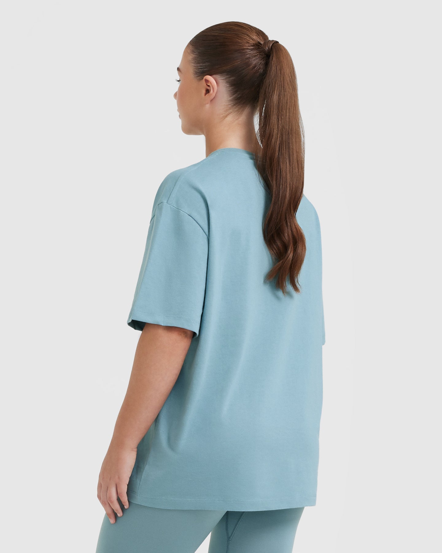 Classic Oversized Lightweight Cotton T-Shirt for Men & Women | Soft Breathable Casual Tee | Steel Blue | Perfect for Everyday Wear, Lounging & Street Style