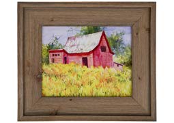 Vintage Barnwood Open Back Picture Frame 20x24 Inches - Grey/Brown Distressed Wood (6 Pack) - Perfect for Farmhouse Decor, Wedding Photos & Wall Art Displays