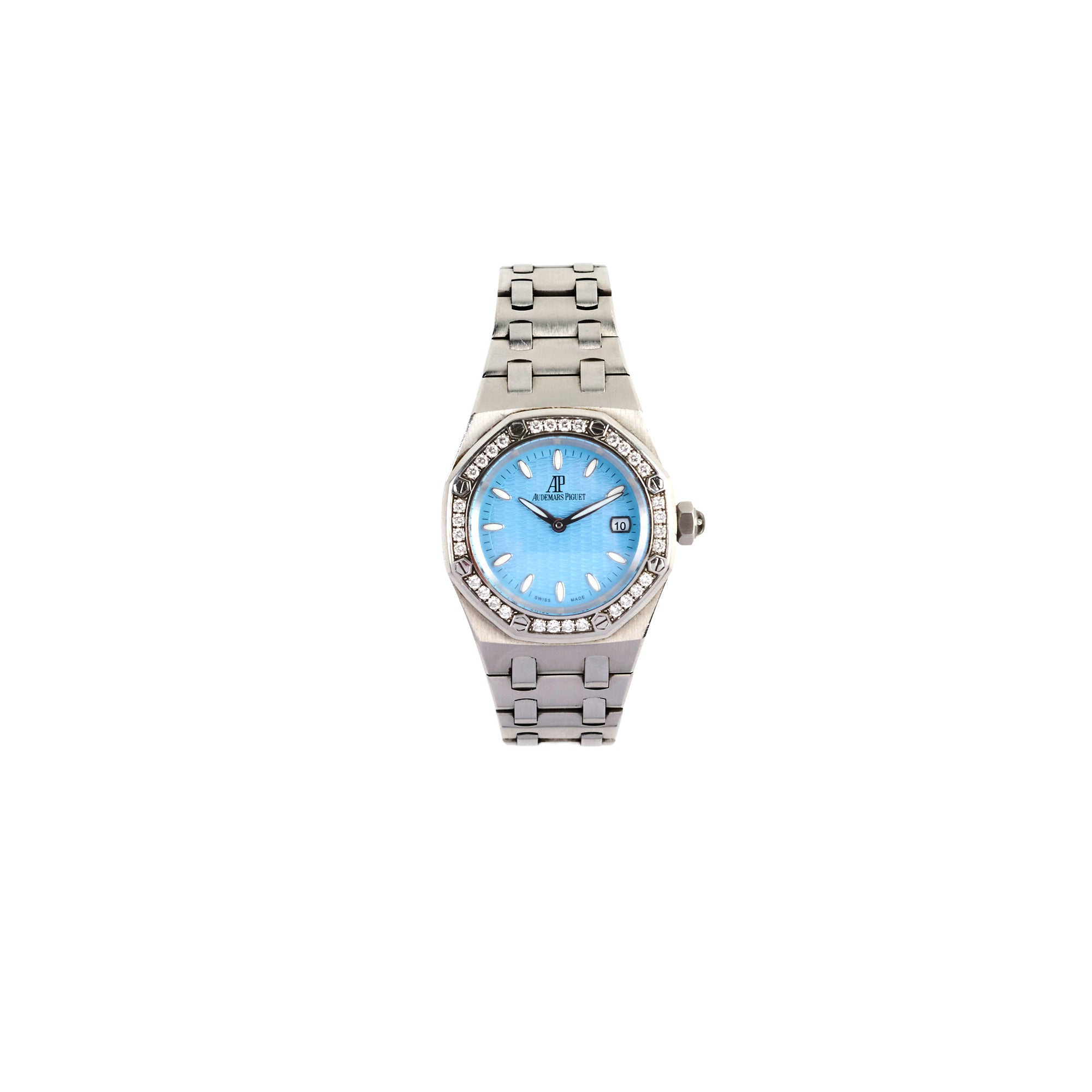 Audemars Piguet Royal Oak Lady Watch 67601ST 33MM Blue Dial - Luxury Women's Stainless Steel Watch with Blue Face - Perfect for Business, Gala & Special Occasions