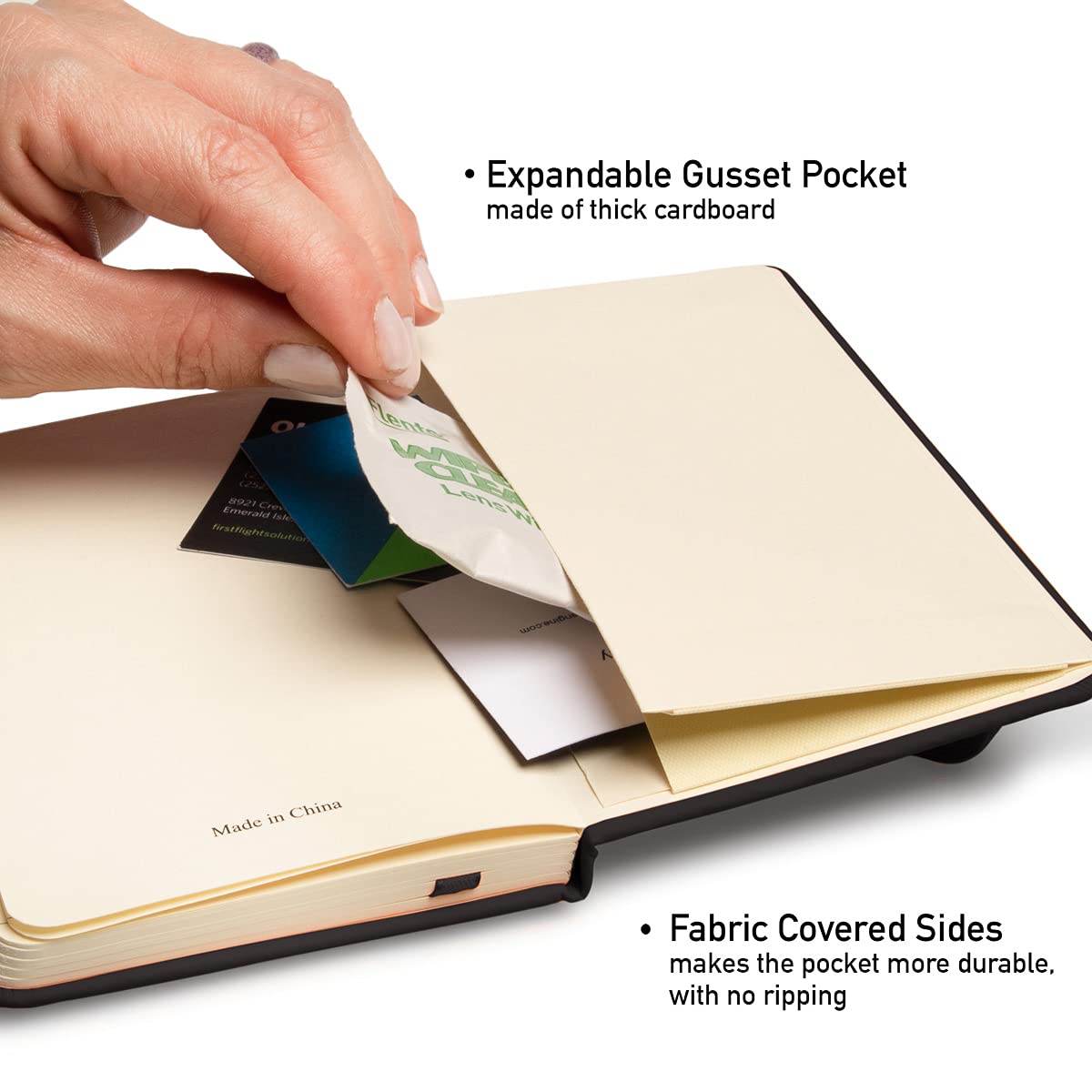Premium A6 Pocket Notebook Set - 12 Pack Mini Hardcover Journals with Ruled Pages & Inner Pocket (3.7