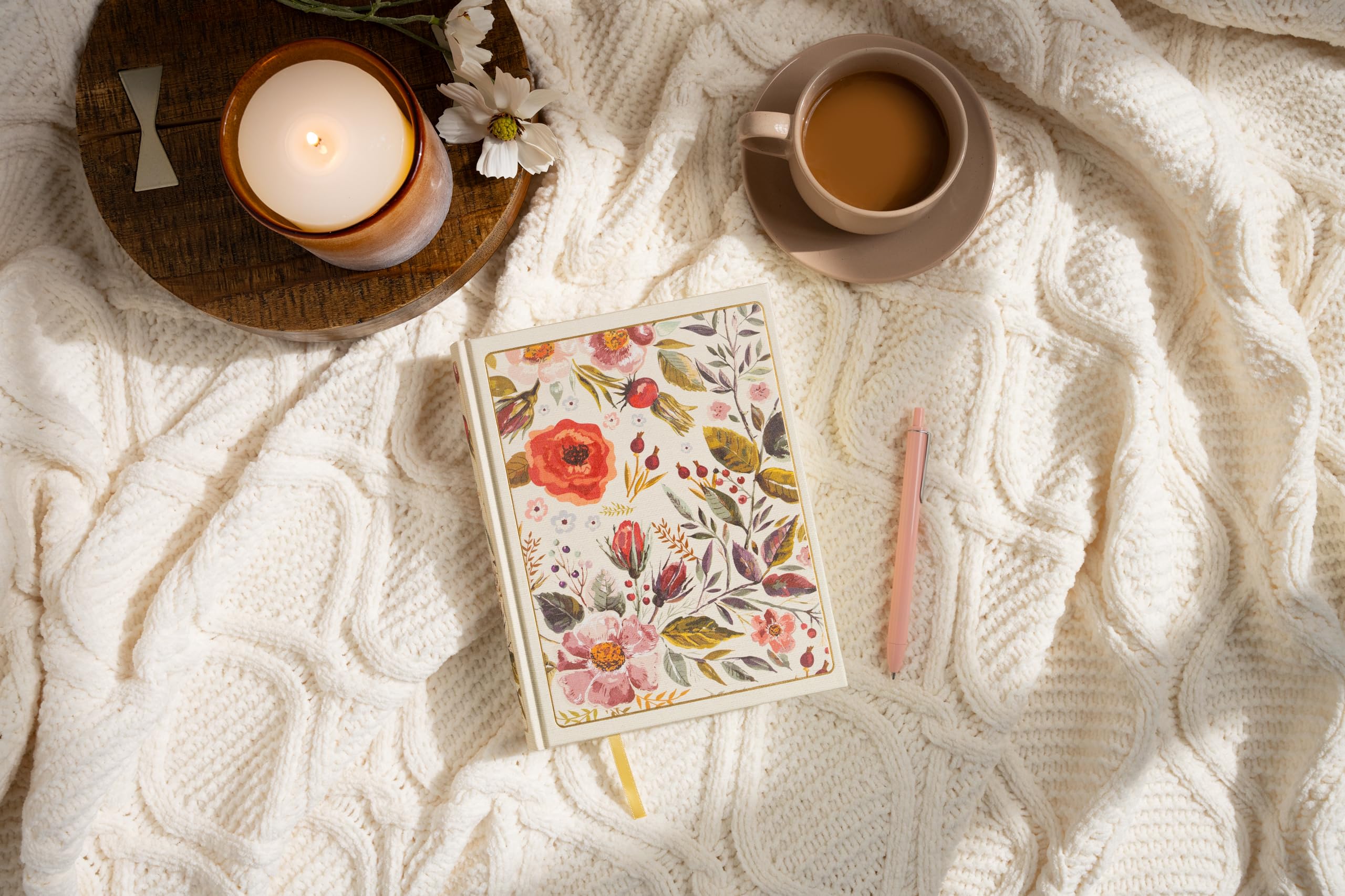 CSB Floral Notetaking Bible - Wide Margins & Journaling Space for Bible Study & Devotion