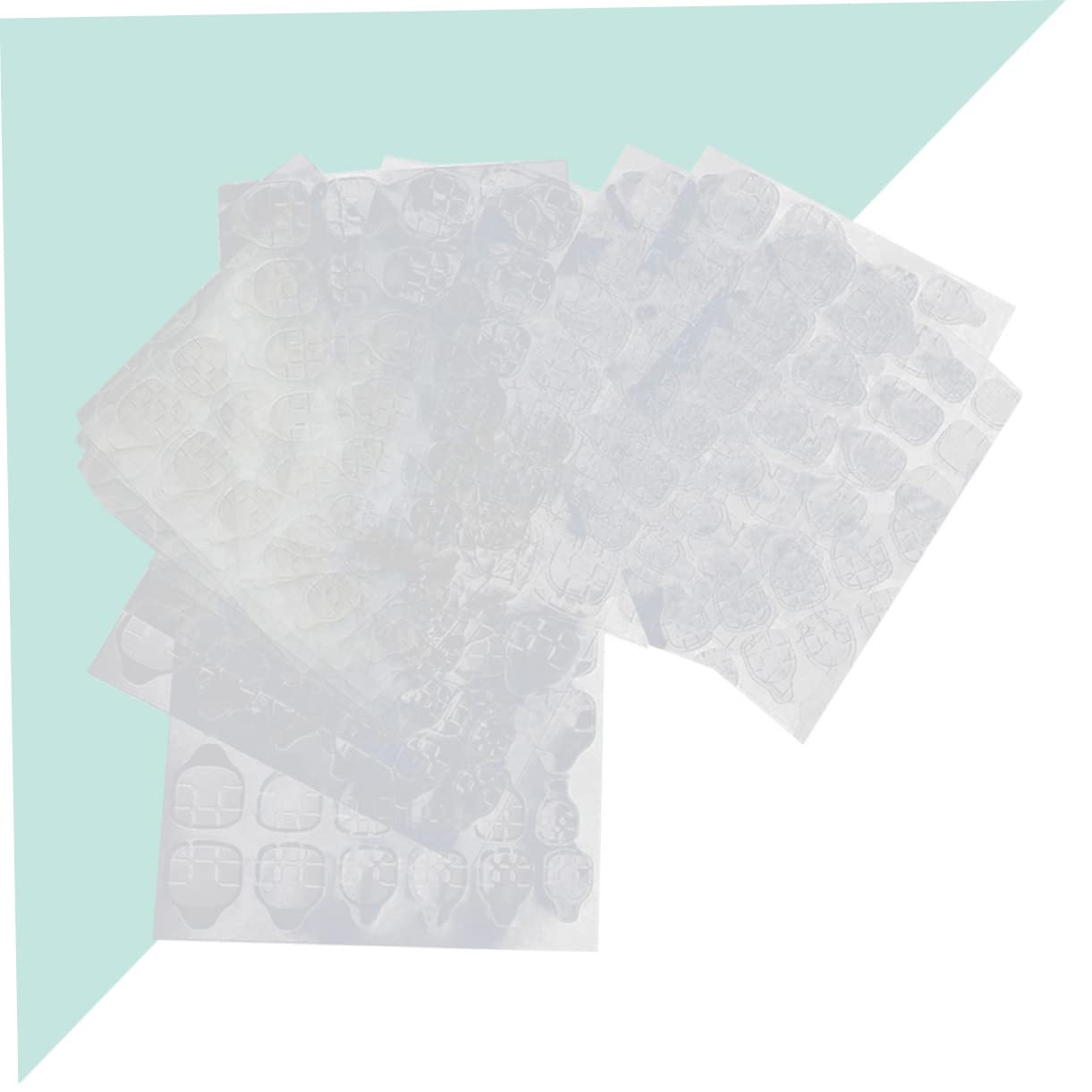 Minkissy 20 Sheets Self-Adhesive Nail Stickers - Waterproof Nail Glue Stickers for DIY Manicure, Salon Quality Fake Nails | Perfect for Parties, Weddings, and Everyday Wear