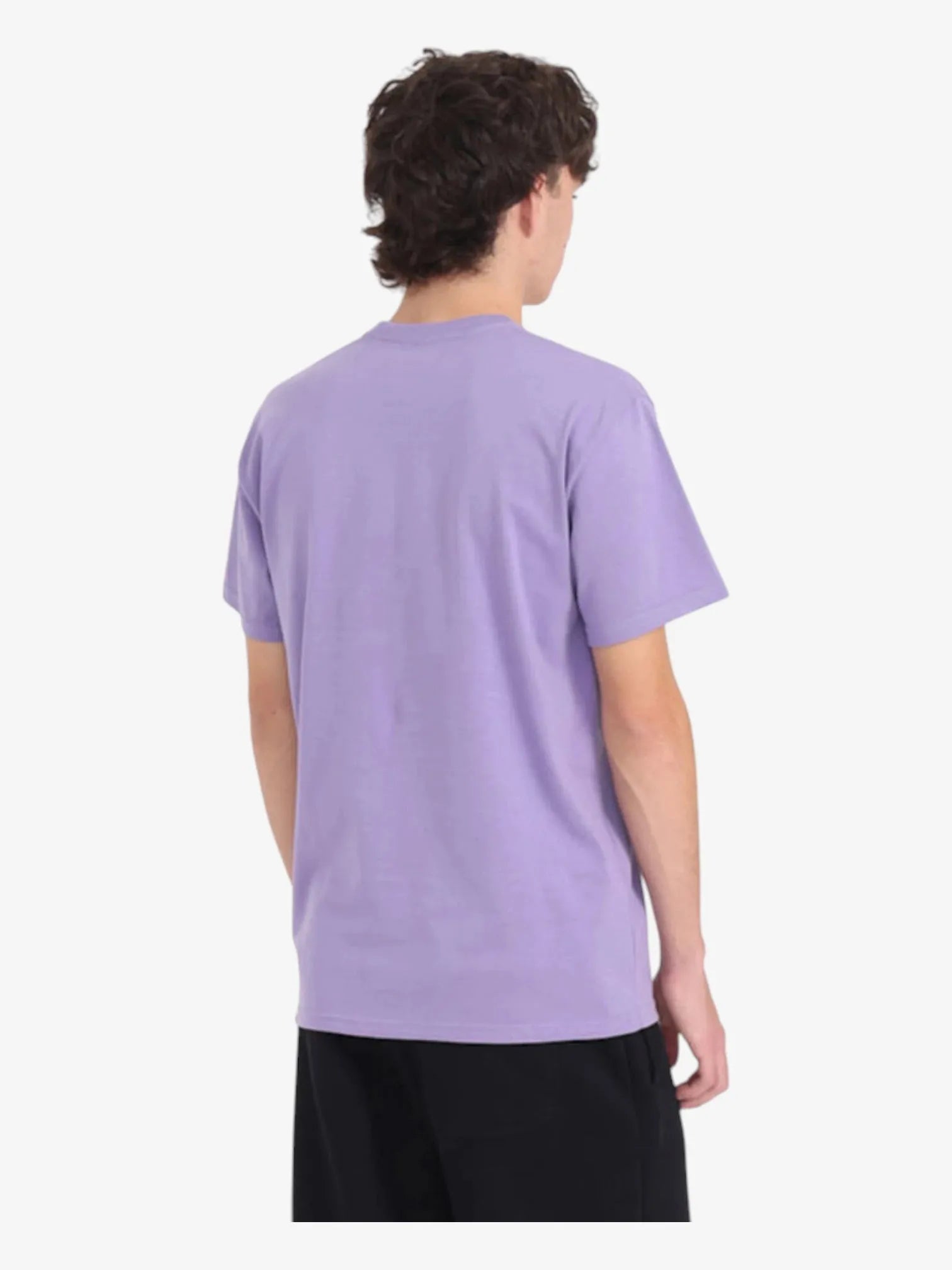 Vans Left Chest Logo Purple T-Shirt for Men - Casual Streetwear Tee for Skateboarding, Music Festivals & Everyday Wear