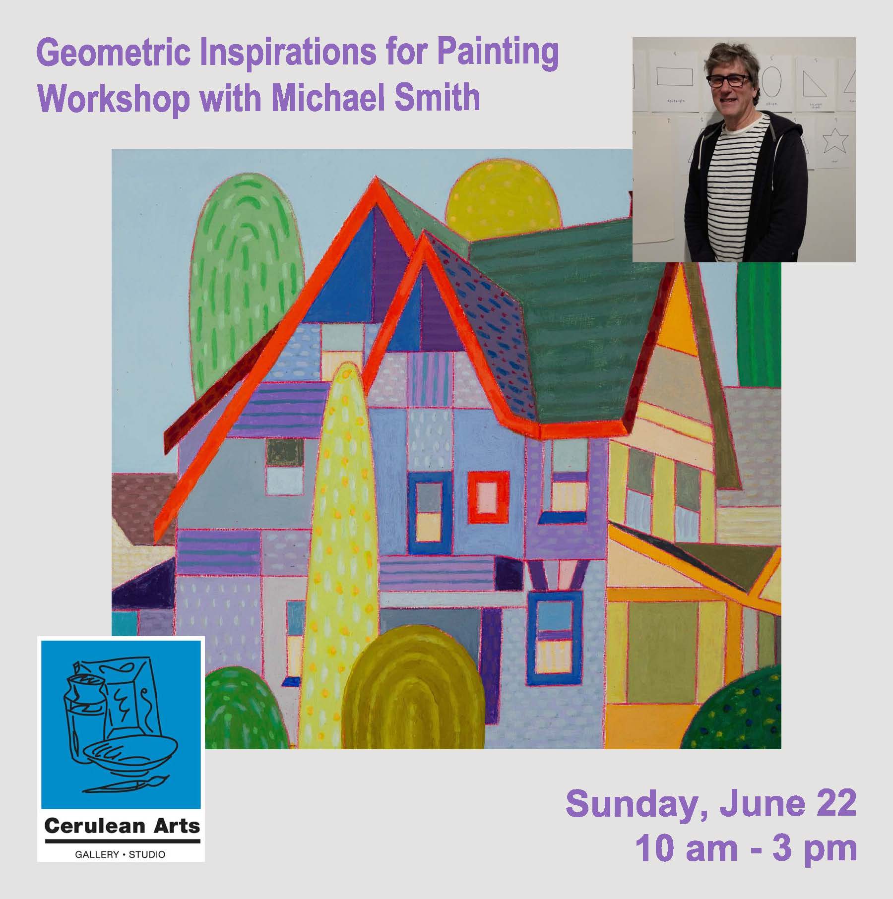 Michael Smith's Geometric Painting Workshop - Learn Abstract Art Techniques for Home Decor & DIY Projects | Perfect for Beginners & Art Enthusiasts