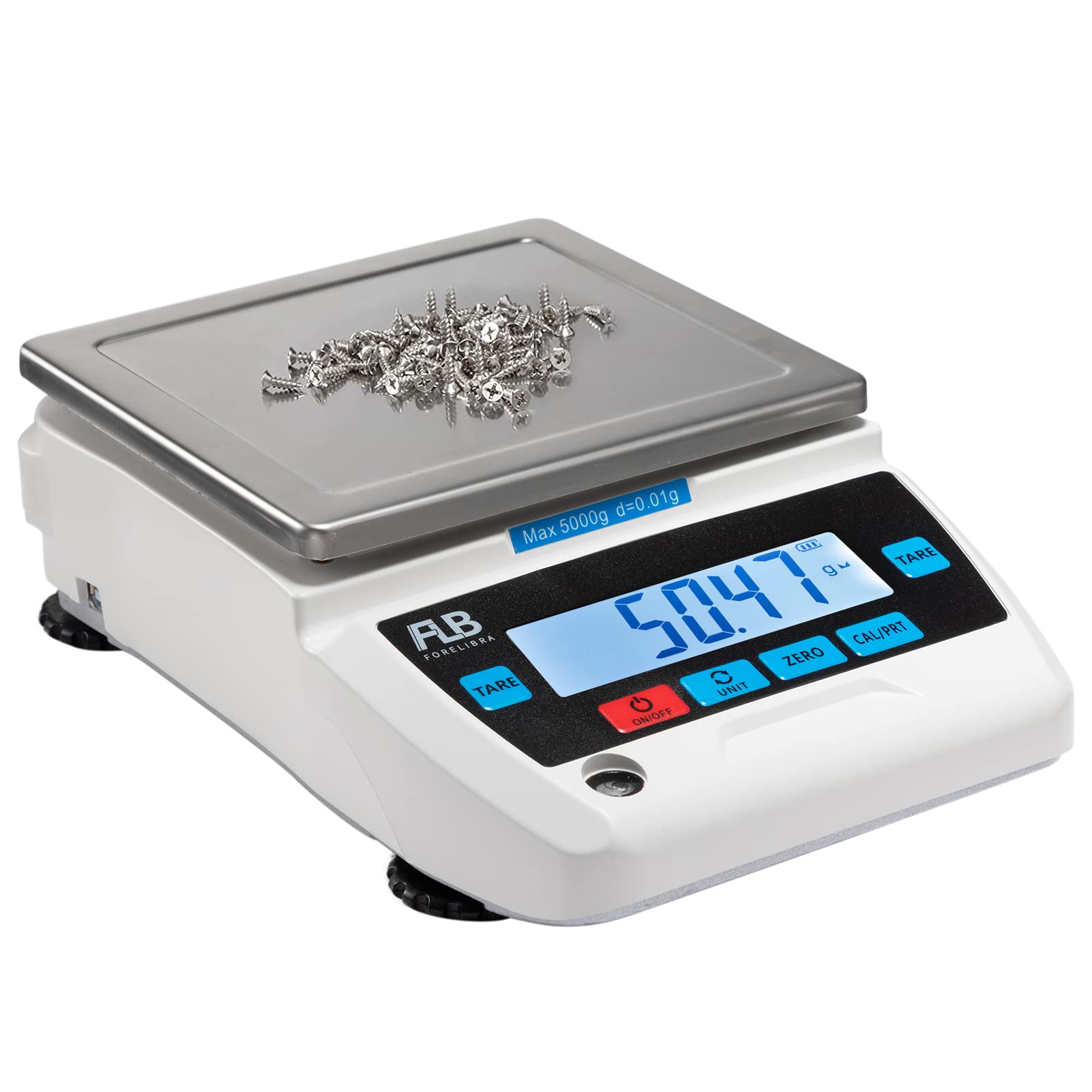 High Precision 0.01g Digital Lab Scale - 2000g Capacity Electronic Balance for Jewelry, Gold Weighing & Industrial Counting | Perfect for Scientific Research, Pharmacy & Gemstone Measurement