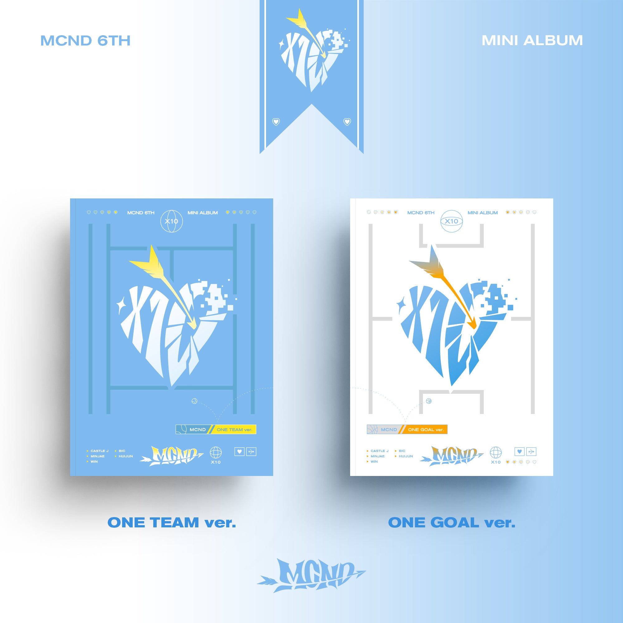 MCND 6th Mini Album 'X10' – K-Pop Music CD with Photobook & Exclusive Merchandise | Perfect for K-Pop Fans, Collectors, and Gift Giving