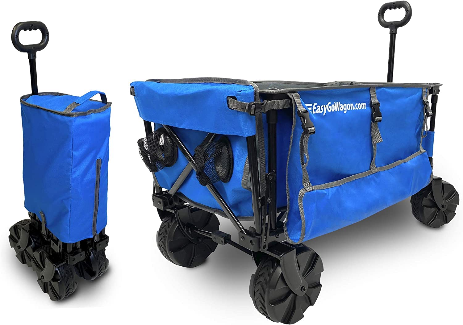 EasyGoProducts Deluxe Folding Beach Wagon with 19