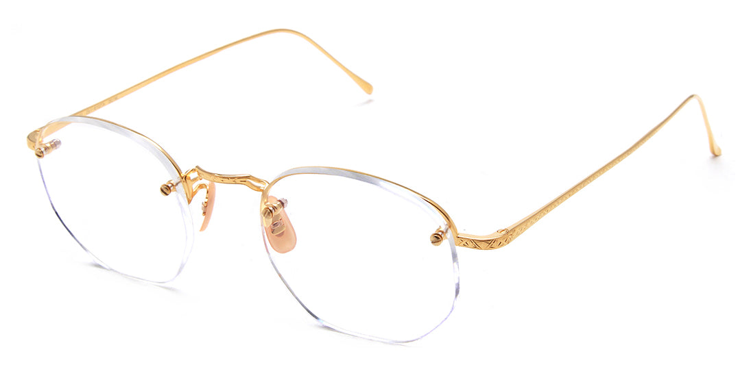 Vintage Metal Gatsby Eyeglasses - Classic Retro Round Frame Glasses for Men & Women - Perfect for Costume Parties, Halloween, and 1920s Themed Events