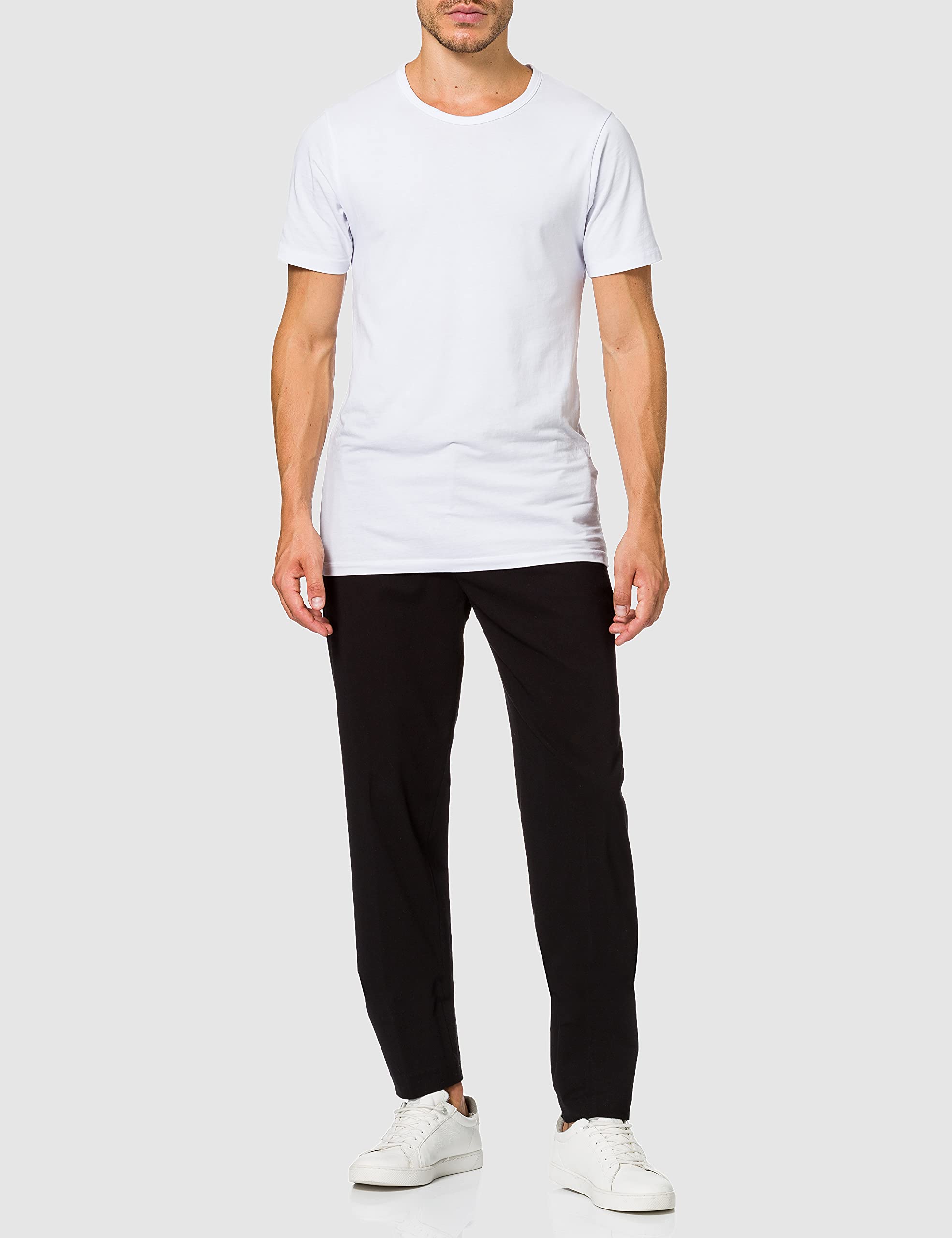Armani Exchange Men's Bi-Stretch Rayon Polyester Twill Drawstring Pants - Comfortable Casual & Business Travel Trousers for Work & Weekend Wear