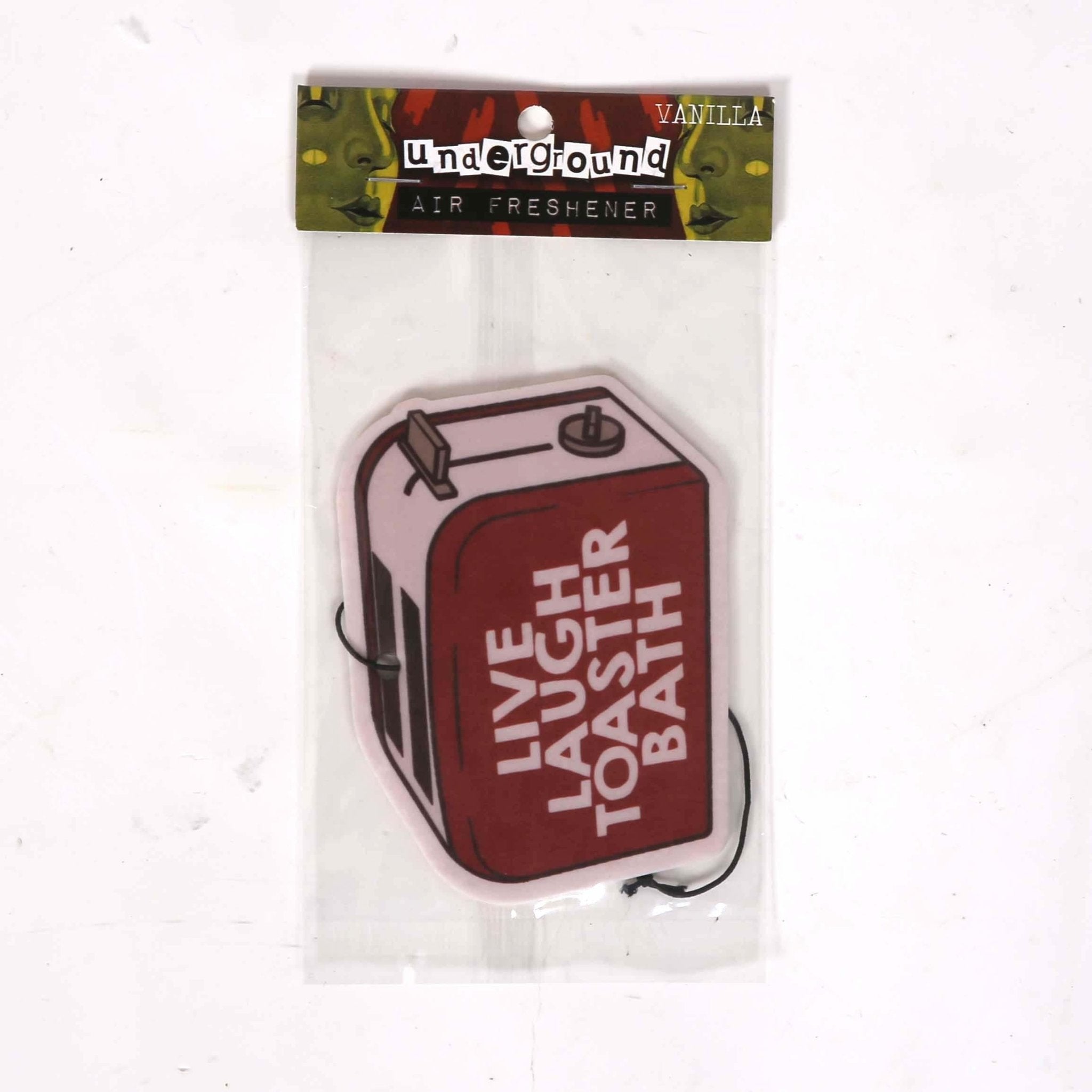 Live Laugh Toaster Bath Air Freshener - Funny Kitchen & Bathroom Decor - Perfect for Home, Office, and Gag Gifts