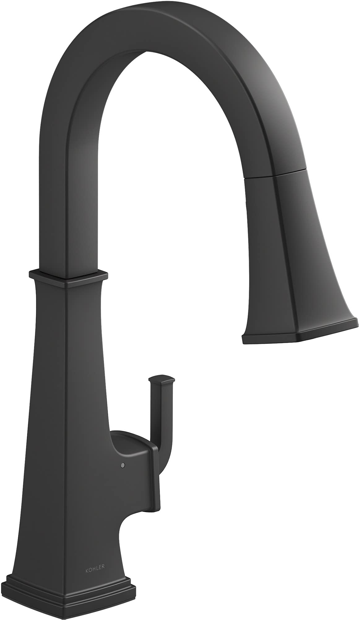 Kohler 23832-BL Riff Touchless Kitchen Faucet with Pull Down Sprayer - Matte Black Finish | Hands-Free Sensor Activated for Easy Cooking & Cleaning | Perfect for Modern Kitchens & Busy Home Chefs