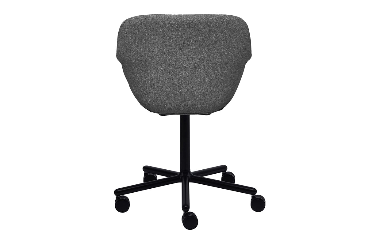 Tommy Tub Fabric Swivel Chair with Sturdy Base - Comfortable Modern Lounge Chair for Living Room, Bedroom, or Office