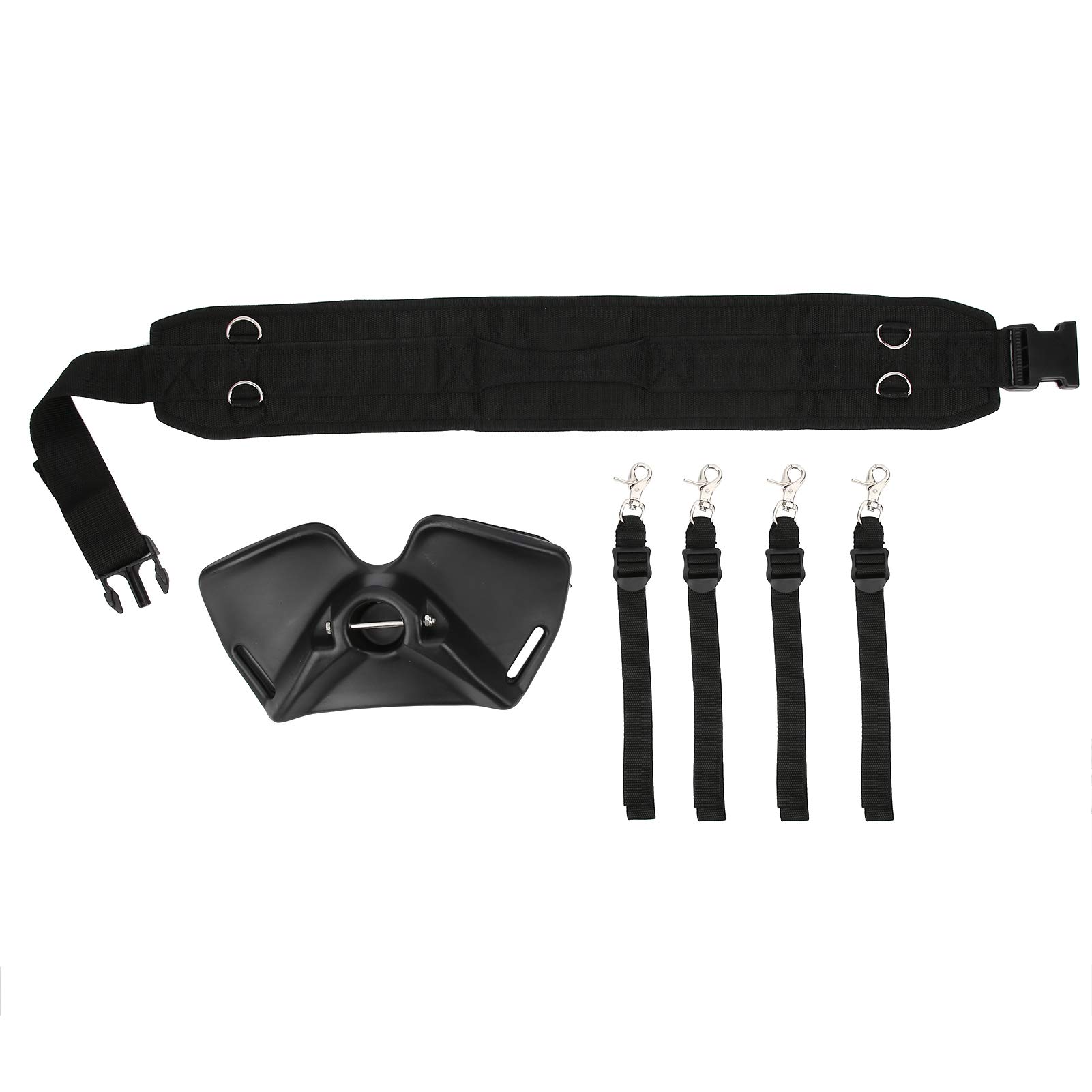 Joyzan Adjustable Fishing Rod Holder Belt - Waist Support for Stand Up & Offshore Fishing - Comfortable Fighting Belt with Pad for Saltwater & Freshwater Anglers - Perfect for Surf, Pier & Boat Fishing