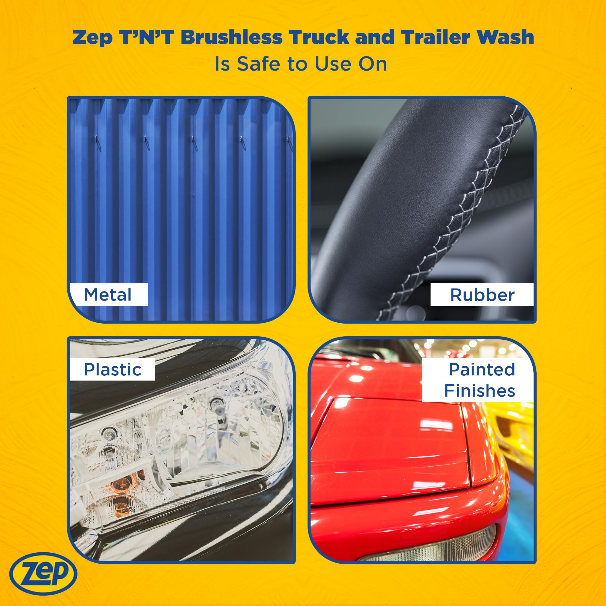 Zep TNT Truck and Trailer Wash - Heavy Duty Cleaner (55 Gallon Drum) for Commercial Fleet Cleaning & Maintenance