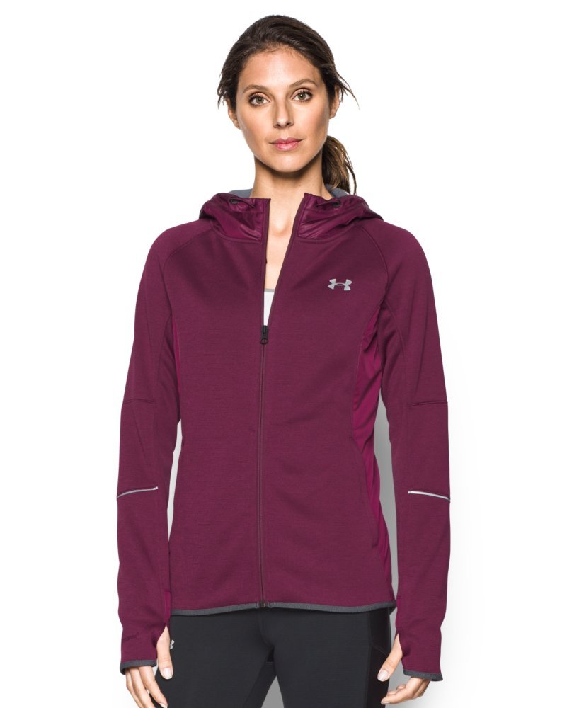 Under Armour Women's Storm Swacket FZ Waterproof Windproof Jacket - Lightweight Hooded Raincoat for Running, Hiking & Outdoor Activities