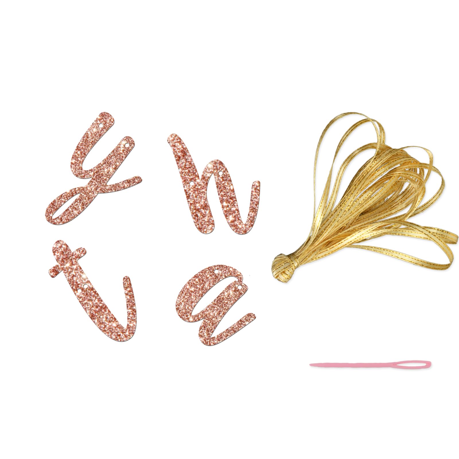 Rose Gold Happy Retirement Banner - Glitter Retirement Party Decorations, Retired Banner, Going Away & Farewell Party Supplies | Perfect for Office Celebrations, Home Decor & Milestone Events