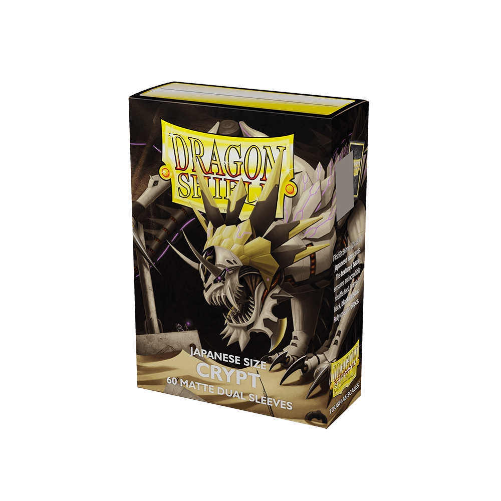 Dragon Shield Dual Matte Sleeves - Japanese Size (60 Count) for Crypt Trading Cards | Premium Card Protectors for MTG, Yu-Gi-Oh, and Collectible Card Games