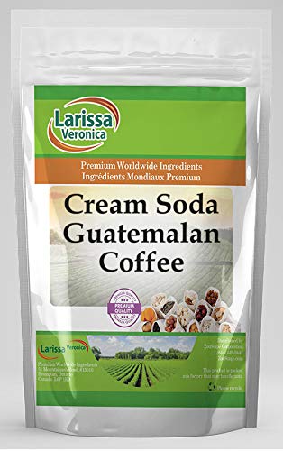 Premium Guatemalan Cream Soda Flavored Whole Coffee Beans - Gourmet Naturally Flavored Arabica (16oz) - Perfect for Home Brewing, Office Coffee Break & Gift Giving