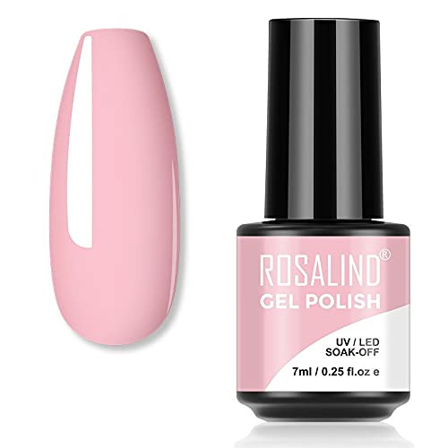 ROSALIND UV Gel Polish Soak Off 7ml - Long Lasting Pure Color Nail Polish for Nail Art, LED/UV Lamp Required (S003) - Perfect for Salon, Home Manicure & DIY Nail Designs