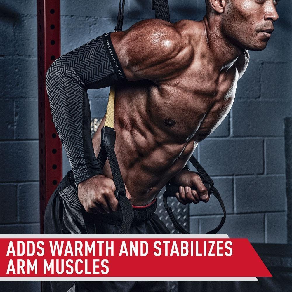 Dual Layer Compression Arm Sleeves for Training & Sports - Breathable UV Protection Arm Sleeves for Running, Basketball, Cycling & Outdoor Activities