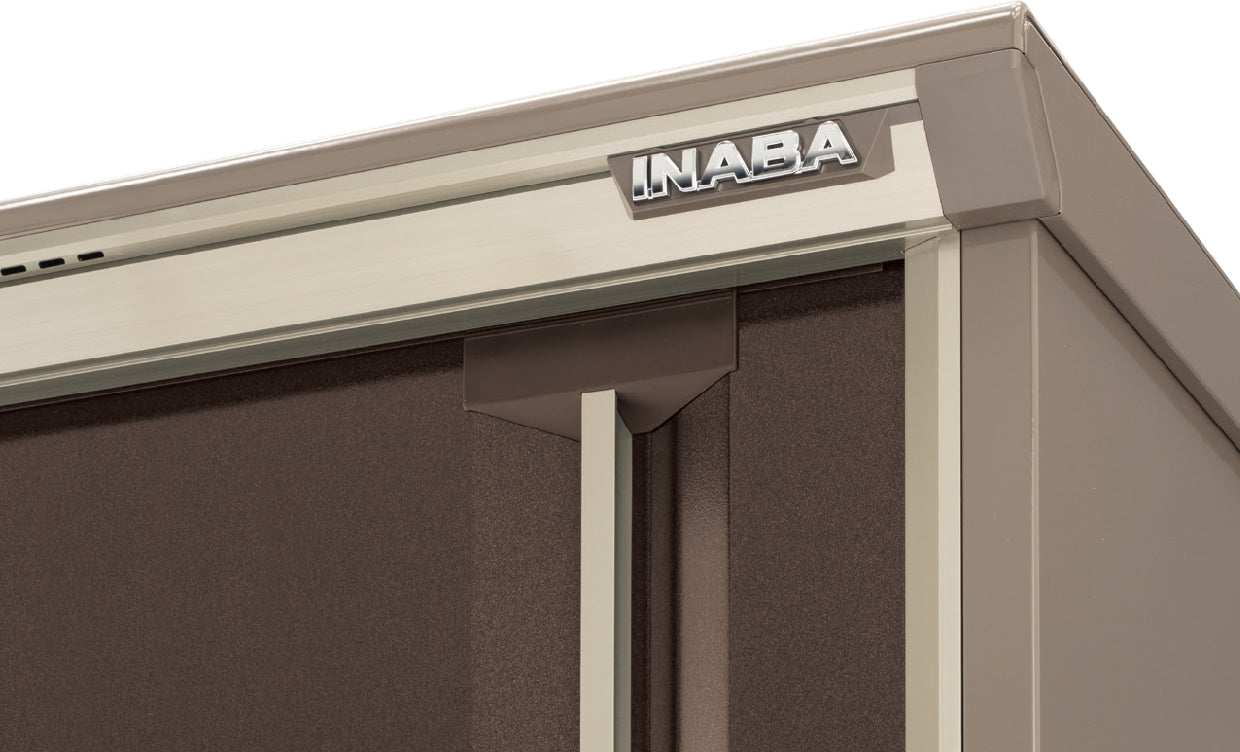 Pre-Order Inaba Outdoor Storage Cabinet KMW 217E (W2180xD775xH1903mm) 3.215m³ - Weatherproof Garden Shed for Patio, Backyard & Poolside Storage