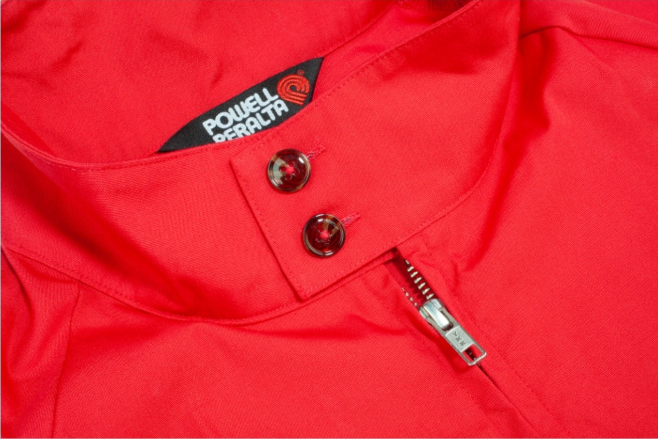 Powell Peralta RAT BONES Jacket XXL Red - Vintage Skateboard Jacket for Men, Streetwear Fashion, 90s Skate Style Outerwear