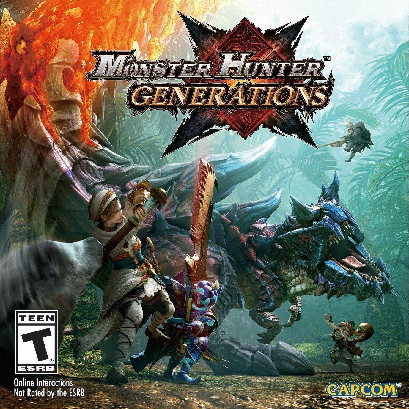 Monster Hunter Generations for Nintendo 3DS - Complete in Case | Action RPG Adventure Game for Teens & Adults | Perfect for Gaming on the Go & Home Entertainment