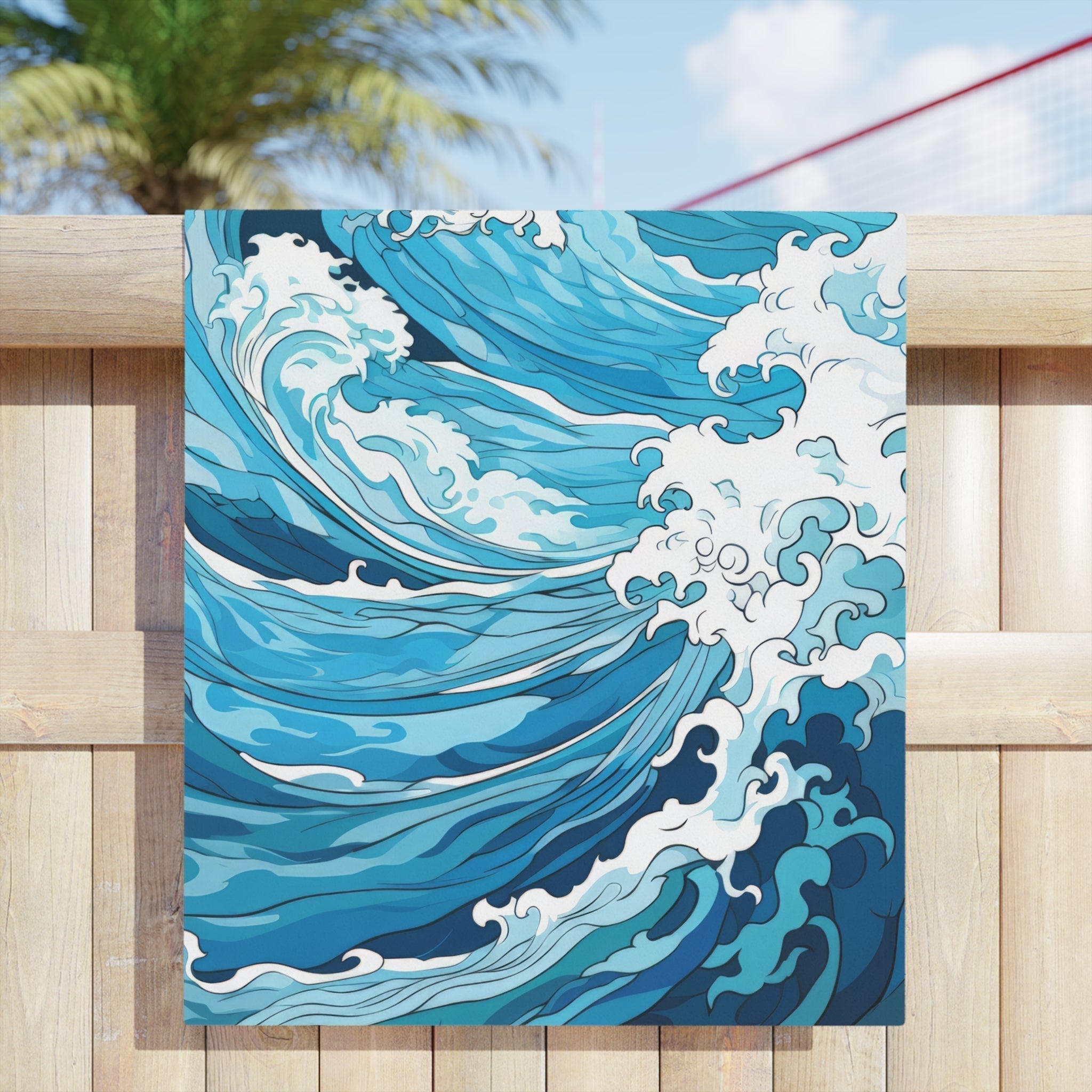 Premium Beach Towel for Sand-Free Drying - Soft, Quick-Dry & Oversized for Pool, Beach & Vacation Use