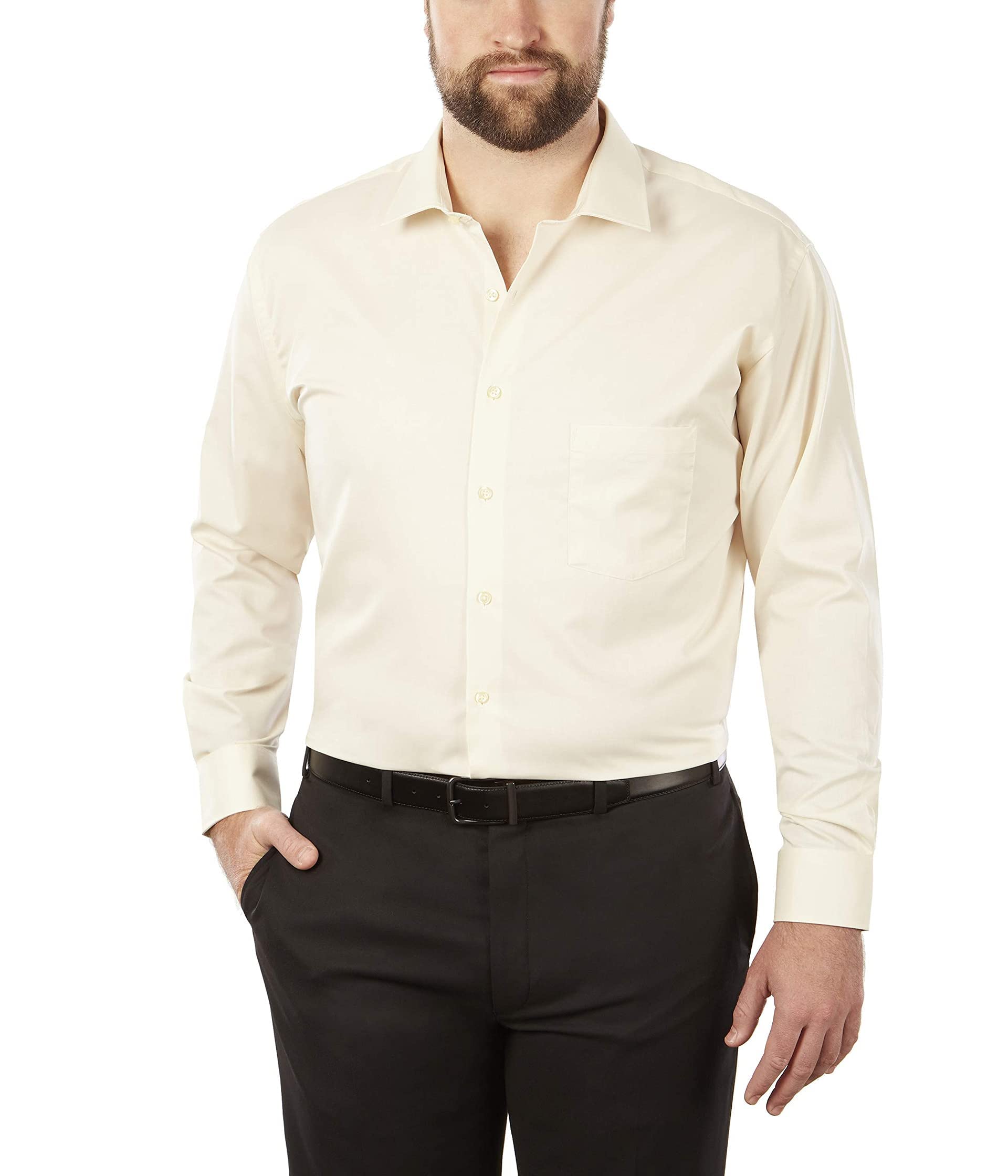 Van Heusen Men's Big & Tall Flex Collar Stretch Dress Shirt - Comfortable Formal Wear for Office & Business Meetings