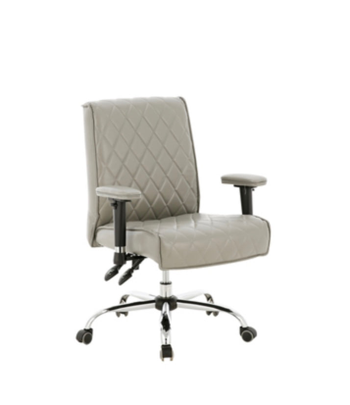 Delia Ergonomic Office Chair - Adjustable Height, Lumbar Support, Swivel & Rolling for Home & Office Workspace | Comfortable Seating for Long Hours of Work, Gaming, or Studying