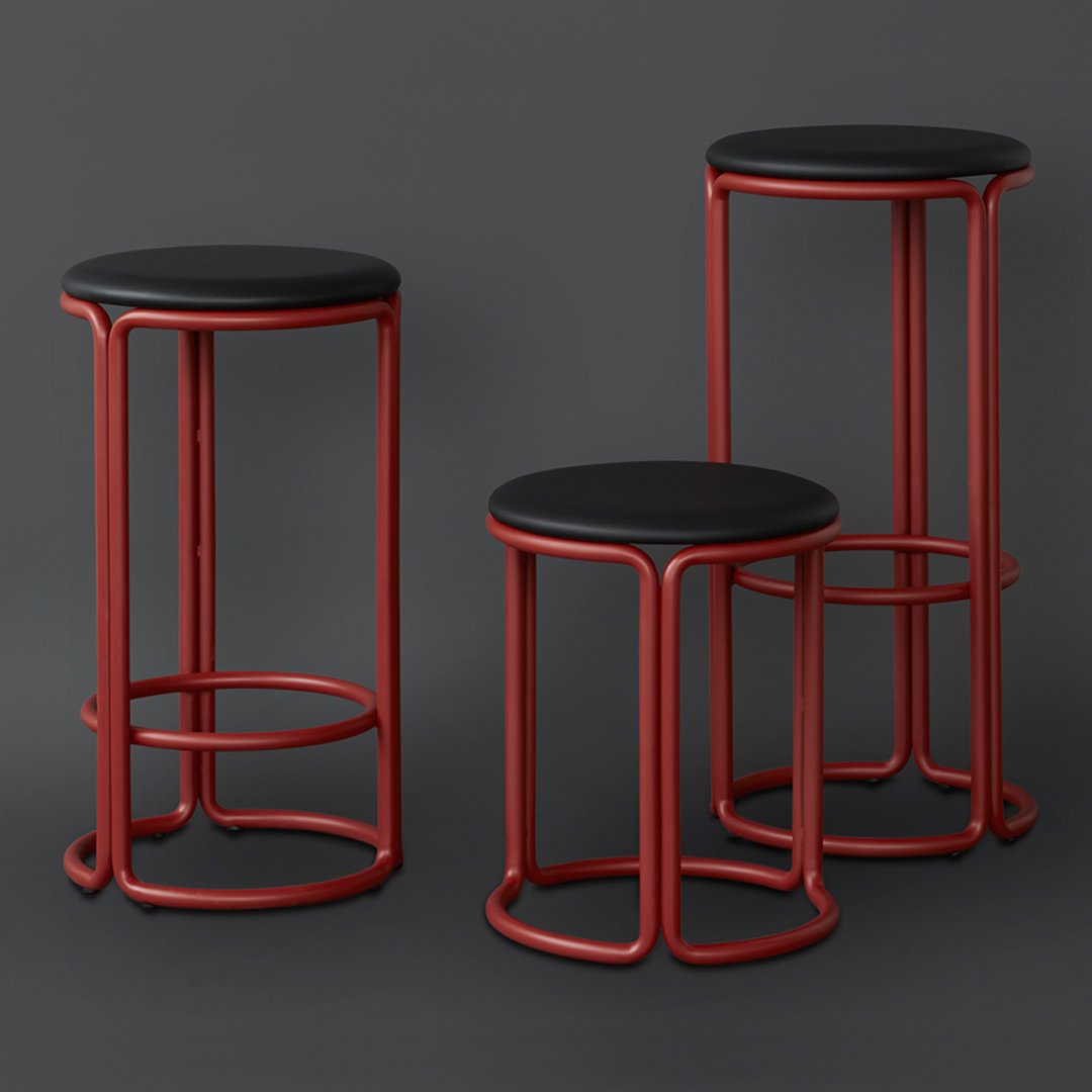 Hardie Bar Stool - Upholstered Counter Height Stool with Back Support | Perfect for Kitchen Islands, Breakfast Bars & Home Bars