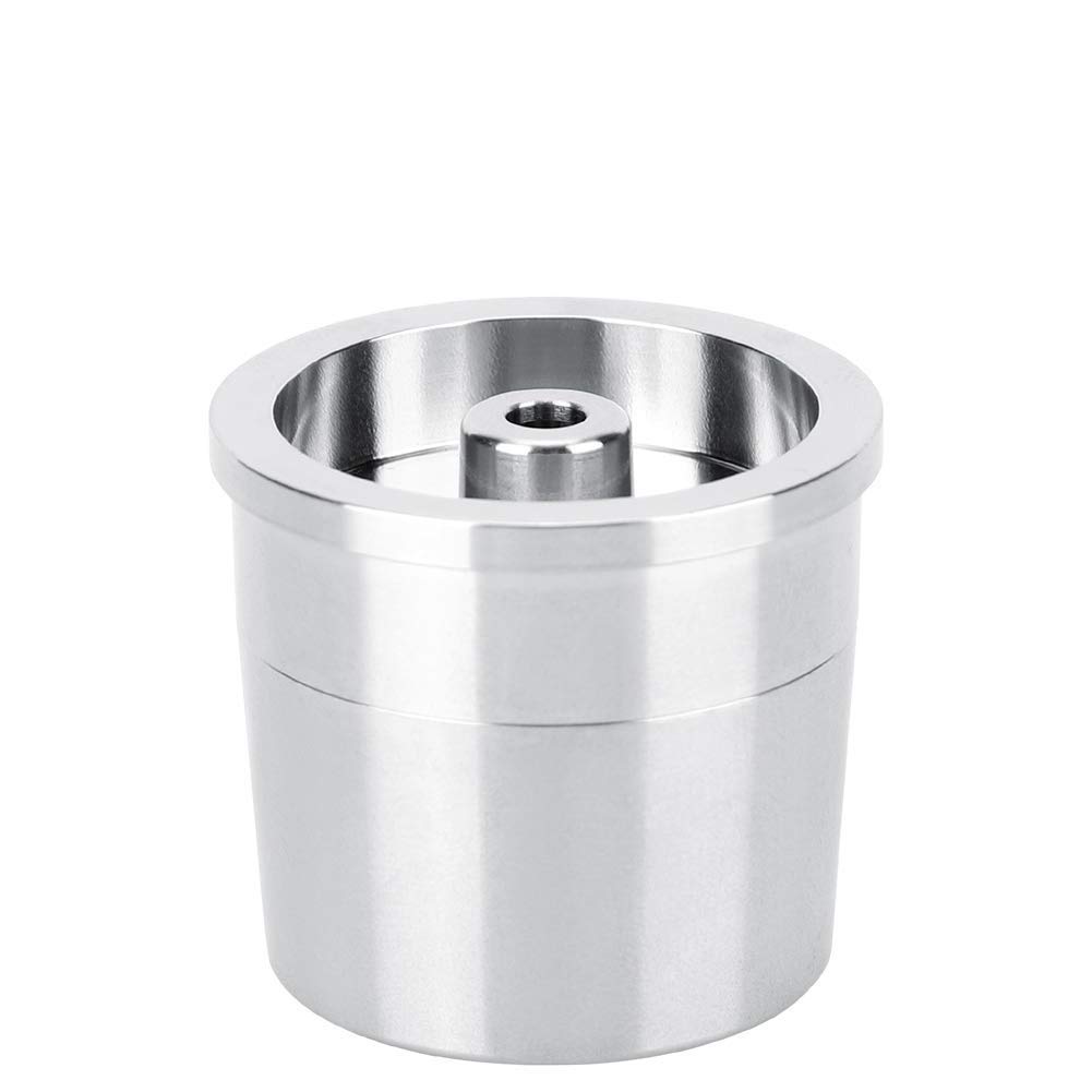 Premium Stainless Steel Reusable Coffee Filter for Coffee Makers - Eco-Friendly Mesh Capsule Shell with Cleaning Brush & Spoon - Perfect for Home, Office, and Camping Brewing