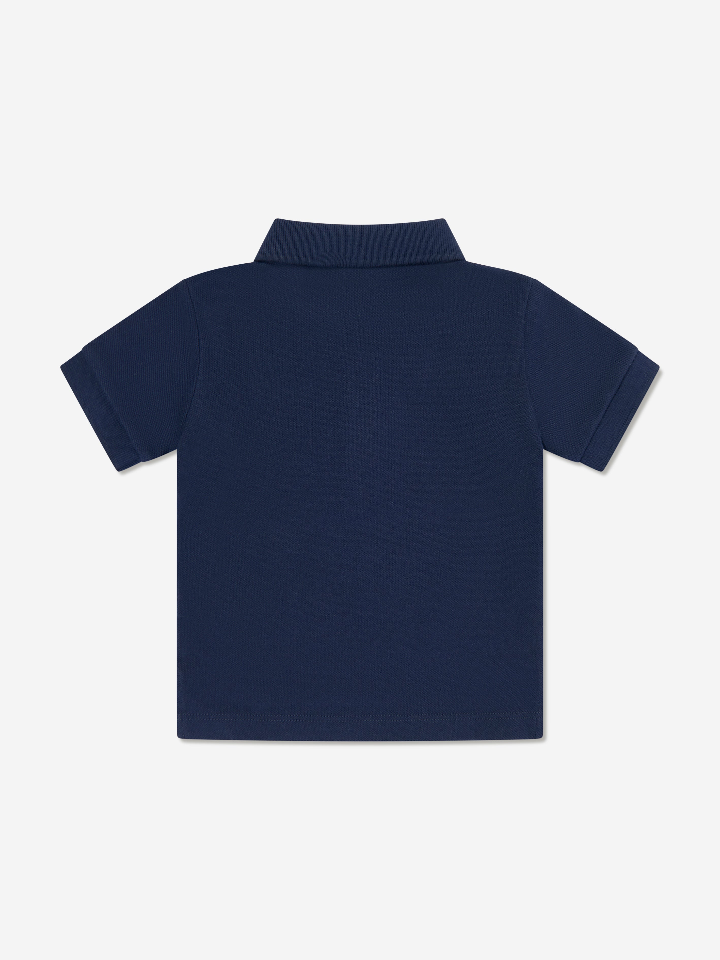 My 1st Polo Gift Set for Baby Boys - Navy Blue Cotton Outfit | Perfect for Newborn Photos, Christening & Special Occasions