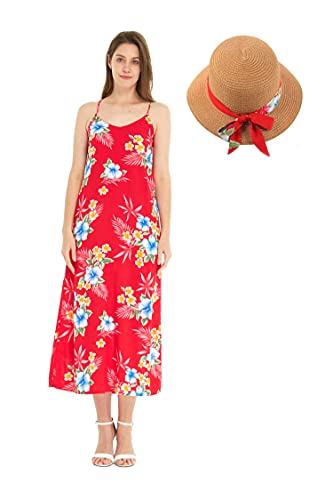 Hibiscus Red + Hat