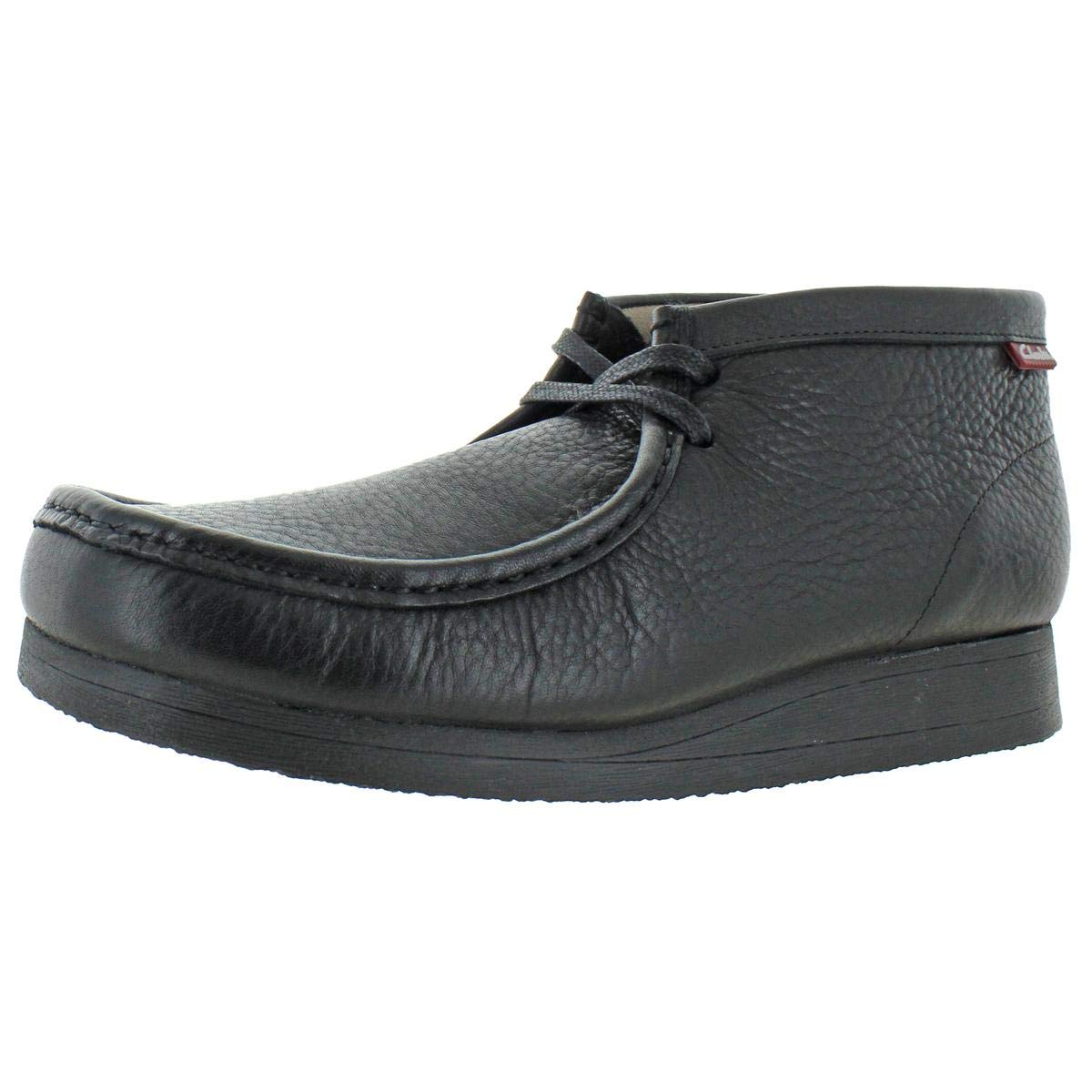 CLARKS Padmore II-63362 Men's Premium Crepe Sole Leather Dress Shoes - Black - Comfortable & Stylish for Office, Business & Formal Occasions
