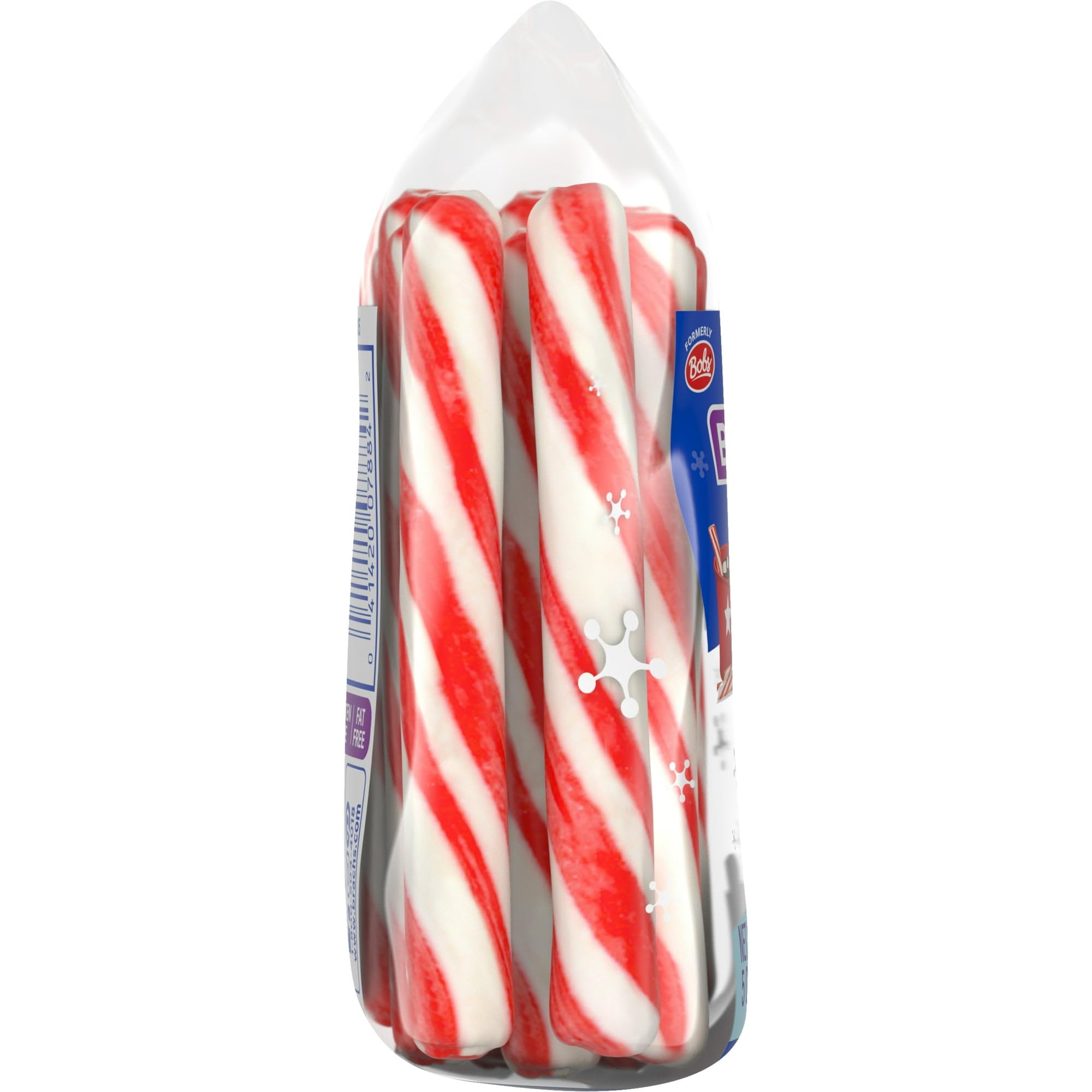 Brachs (Formerly BobsSweet) Stripes Peppermint Candy Sticks - 2 Pack | All Natural Peppermint Flavor | Gluten Free & Fat Free | Includes Deal Dave Card | Perfect for Holiday Gifts, Party Favors & Office Treats