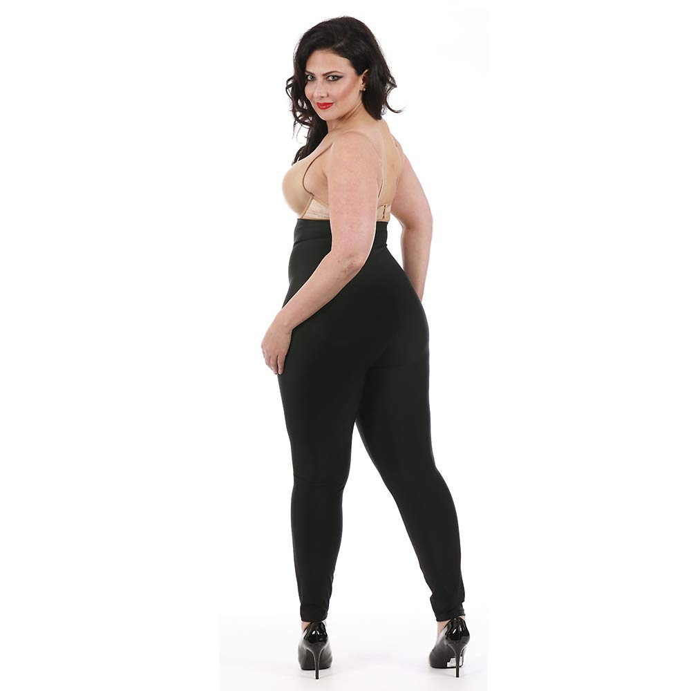 Women's High Waist Compression Shapewear Leggings - Tummy Control & Body Shaping - Seamless Smoothing Tights WP40221 for Workout, Yoga & Everyday Wear